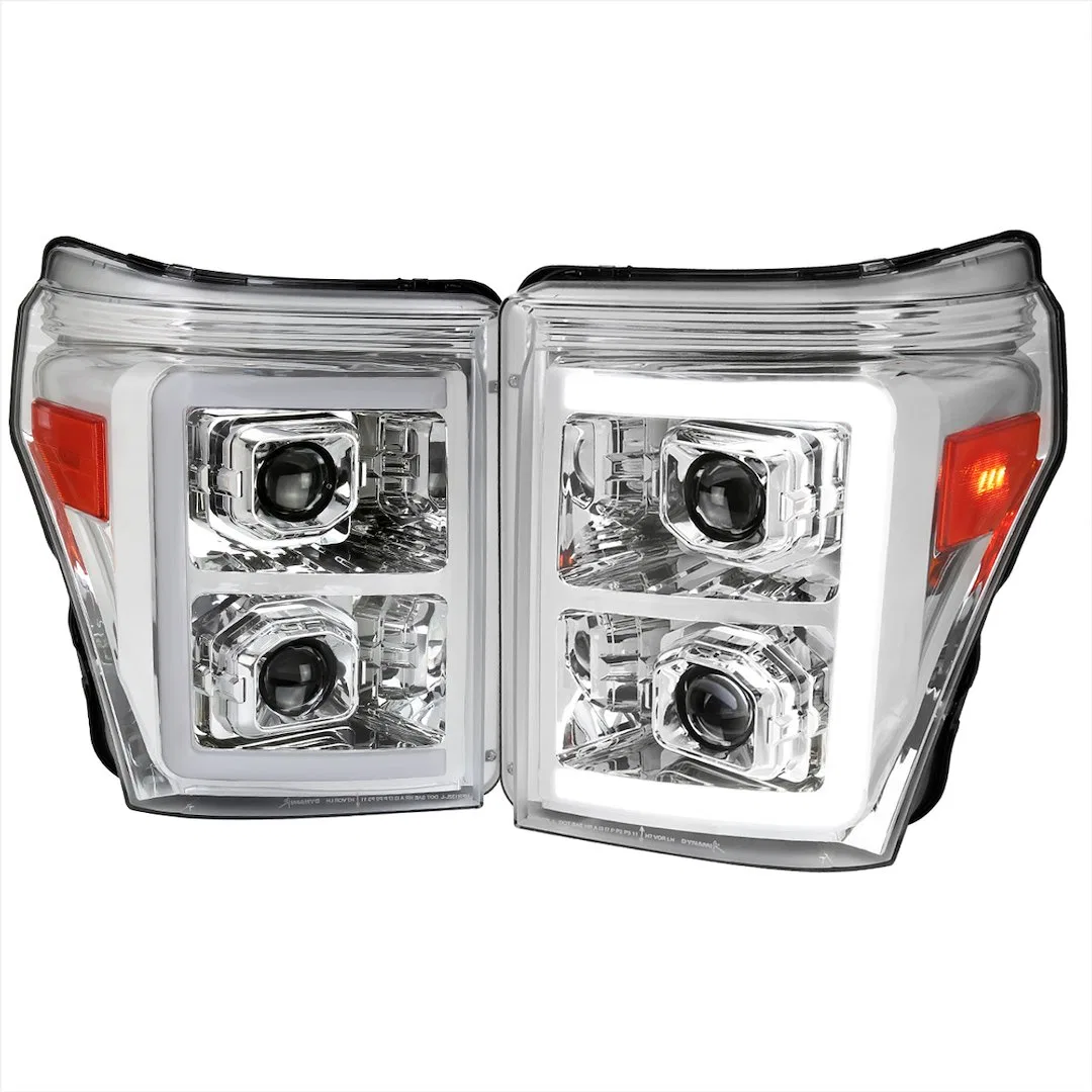 2LHP-F25011-SQ-RS – SPEC-D TUNIN Headlight Assembly, Projector Beam With Sequential Daytime Running Light And Turn Si...